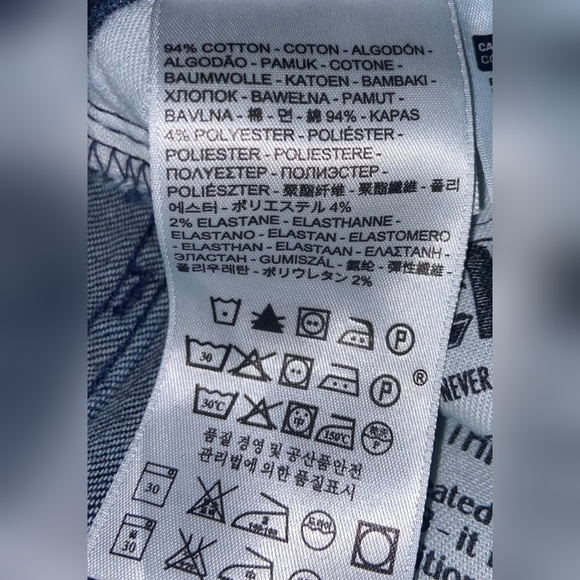 Dark Blue Denim Jeans By Levis - Picture 9 of 10